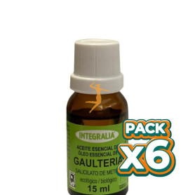 Pack 6x ACEITE ESENCIAL DE GAULTERIA ECO 15ML INTEGRALIA