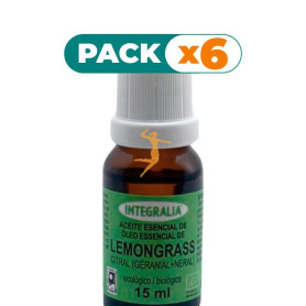 Pack 6x ACEITE ESENCIAL DE LEMONGRASS ECO 15ML INTEGRALIA
