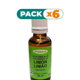 Pack 6x ACEITE ESENCIAL DE LIMÓN ECO 30ML INTEGRALIA