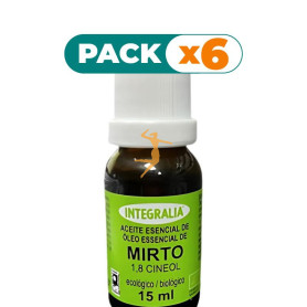 Pack 6x ACEITE ESENCIAL DE MIRTO ECO 15ML INTEGRALIA