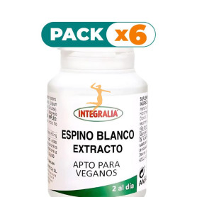 Pack 6x EXTRACTO DE ESPINO BLANCO 60 CÁPSULAS INTEGRALIA