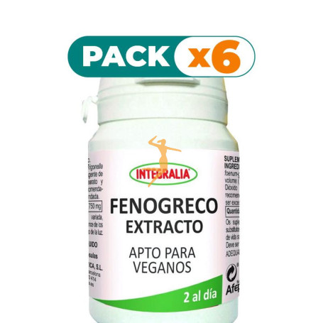 Pack 6x EXTRACTO DE FENOGRECO 60 CÁPSULAS INTEGRALIA