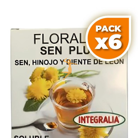Pack 6x FLORALAX SEN PLUS SOLUBLE 15 SOBRES INTEGRALIA