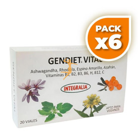 Pack 6x GENDIET VITAL 20 VIALES INTEGRALIA