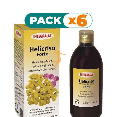 Pack 6x HELICRISO FORTE JARABE 500ML INTEGRALIA