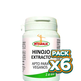 Pack 6x EXTRACTO DE HINOJO 60 CÁPSULAS INTEGRALIA