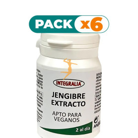 Pack 6x EXTRACTO DE JENGIBRE 60 CÁPSULAS INTEGRALIA