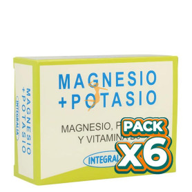 Pack 6x MAGNESIO + POTASIO 120 CÁPSULAS INTEGRALIA