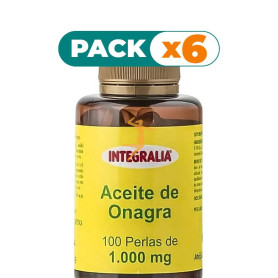 Pack 6x ACEITE DE ONAGRA 1000MG 100 PERLAS INTEGRALIA