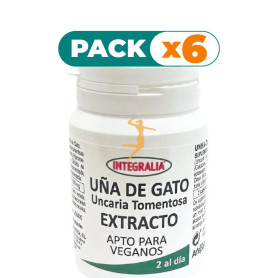Pack 6x EXTRACTO DE UÑA DE GATO 60 CÁPSULAS INTEGRALIA