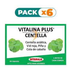 Pack 6x VITALINA PLUS CENTELLA 60 CÁPSULAS INTEGRALIA
