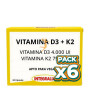 Pack 6x VITAMINA D3+K2 30 CÁPSULAS INTEGRALIA