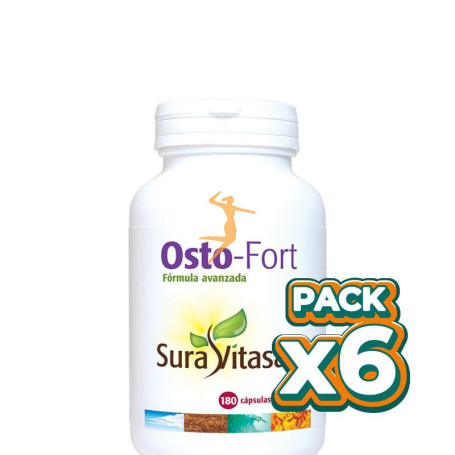 Pack 6x OSTO-FORT 180 CÁPSULAS SURA VITASAN