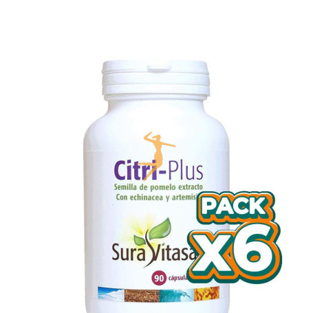 Pack 6x CITRI-PLUS 90 CAPSULAS SURA VITASAN