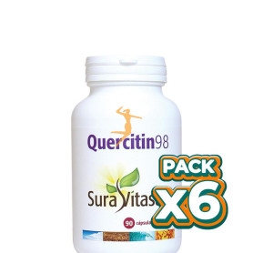 Pack 6x QUERCITIN 98 90 CÁPSULAS SURA VITASAN