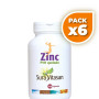Pack 6x ZINC QUELADO 100 COMPRIMIDOS SURA VITASAN