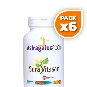 Pack 6x ASTRAGALUS 8000 90 CÁPSULAS SURA VITASAN