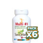 Pack 6x MULTI 1 VITAMINAS Y MINERALES 60 COMPRIMIDOS SURA VITASAN