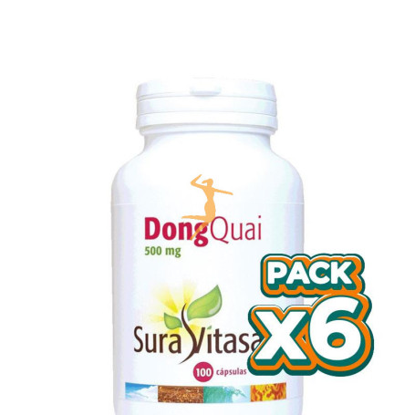 Pack 6x DONG QUAI 100 CÁPSULAS SURA VITASAN