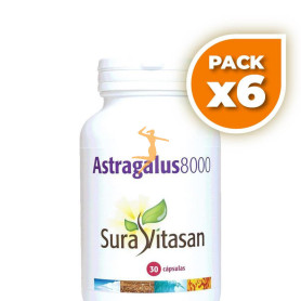 Pack 6x ASTRAGALUS 8000 30 CÁPSULAS SURA VITASAN