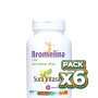 Pack 6x BROMELINA 2.400 500Mg. 30 CÁPSULAS SURA VITASAN