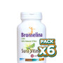 Pack 6x BROMELINA 2.400 500Mg. 90 CÁPSULAS SURA VITASAN