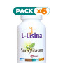 Pack 6x L-LISINA 500Mg. 100 CÁPSULAS SURA VITASAN