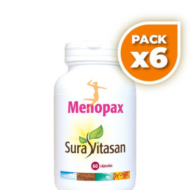 Pack 6x MENOPAX 60 CÁPSULAS SURA VITASAN