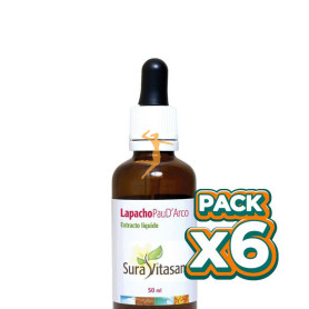 Pack 6x LAPACHO PAU DARCO 50Ml. SURA VITASAN
