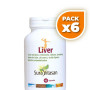 Pack 6x LIVER 650Mg. 45 CAPSULAS SURA VITASAN