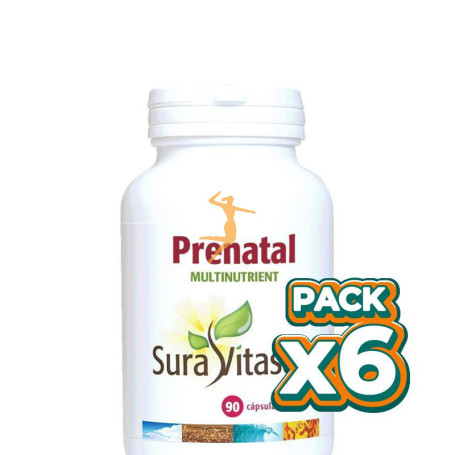 Pack 6x PRENATAL MULTINUTRIENT 90 CÁPSULAS SURA VITASAN