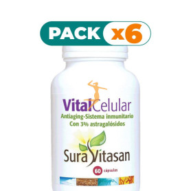 Pack 6x VITALCELULAR 60 CÁPSULAS SURA VITASAN