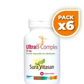 Pack 6x ULTRA B COMPLEX 60 CÁPSULAS SURA VITASAN