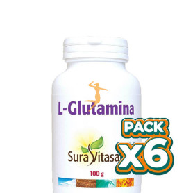 Pack 6x L-GLUTAMINA 100Gr. SURA VITASAN