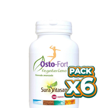 Pack 6x OSTO-FORT VEGETARIANO 180 CÁPSULAS SURA VITASAN