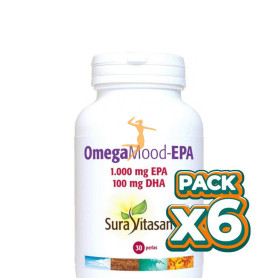 Pack 6x OMEGAMOOD-EPA 30 PERLAS SURA VITASAN