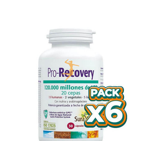 Pack 6x PRO-RECOVERY 30 CÁPSULAS SURA VITASAN