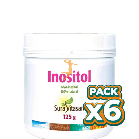 Pack 6x INOSITOL 125Gr. SURA VITASAN