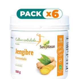 Pack 6x JENGIBRE FERMENTADO 150Gr. SURA VITASAN