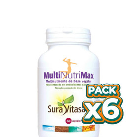 Pack 6x MULTI NUTRI MAX 60 CÁPSULAS SURA VITASAN