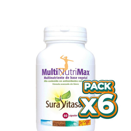 Pack 6x MULTI NUTRI MAX 60 CÁPSULAS SURA VITASAN