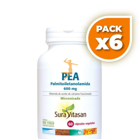 Pack 6x PEA 60 CAPSULAS SURA VITASAN