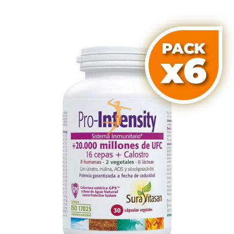 Pack 6x PRO-INTENSITY 30 CAPSULAS SURA VITASAN