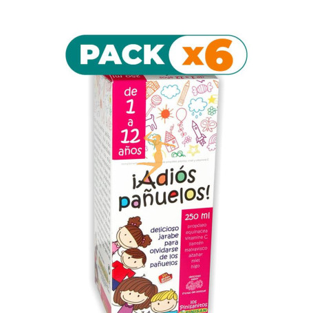 Pack 6x PINISANITO ADIOS PAÑUELOS 250Ml. PINISAN