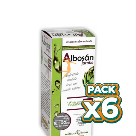 Pack 6x ALBOSAN JARABE 250Ml. PINISAN