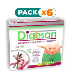 Pack 6x DIGESAN 30 CÁPSULAS PINISAN