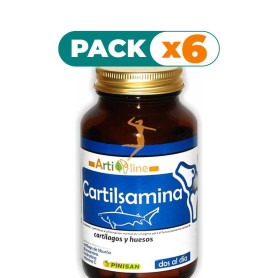 Pack 6x CARTÍLSAMINA 80 CÁPSULAS PINISAN