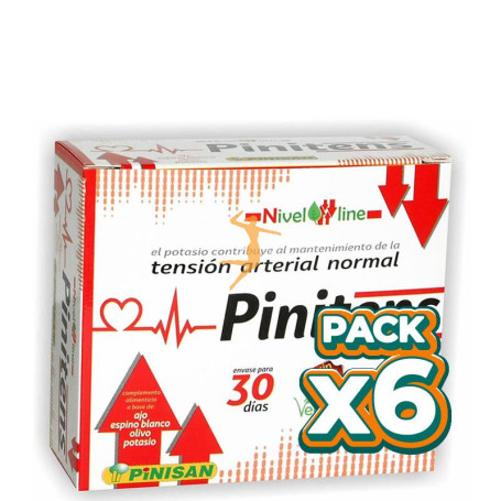 Pack 6x PINITENS 60 CÁPSULAS PINISAN