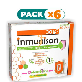 Pack 6x INMUNISAN 30 CÁPSULAS PINISAN