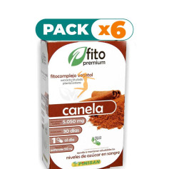 Pack 6x FITO PREMIUM CANELA 30 CÁPSULAS PINISAN
